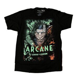 NEW Riot Games Arcane League of Legends VANDER Split Color Unisex T-Shirt LRG